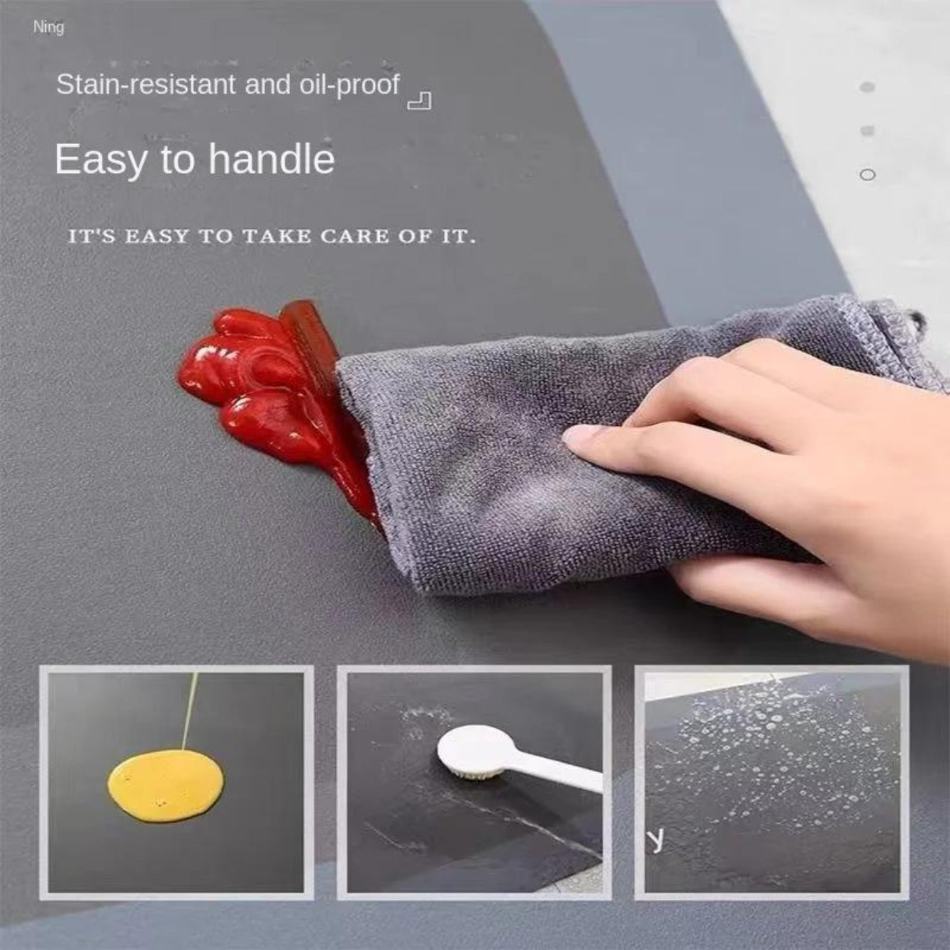 Top Choice: Super large absorbent floor mat with anti-slip features, perfect for the kitchen. This quick-drying diatomaceous mud mat is designed to prevent falls and provide superior grip.