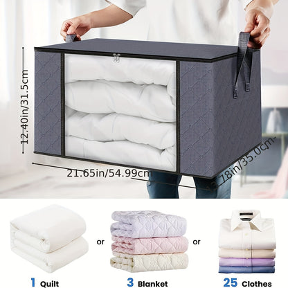 6 large foldable fabric storage bins for bedroom, closet, dorm, spa organization - no power needed, alcohol-free beauty spa equipment included.