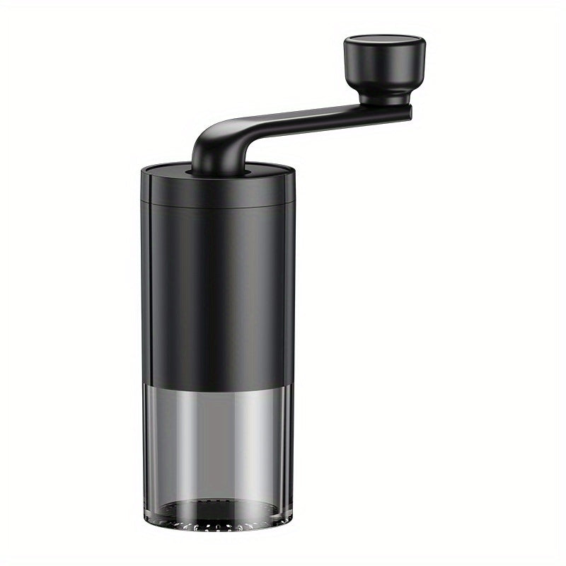 Experience the pure flavor of coffee with our sleek black 1pc Adjustable Ceramic Core Hand Coffee Grinder. This manual and portable grinder features double-bearing fixation for a uniform fine grind. The easy clean design makes it perfect for home use or