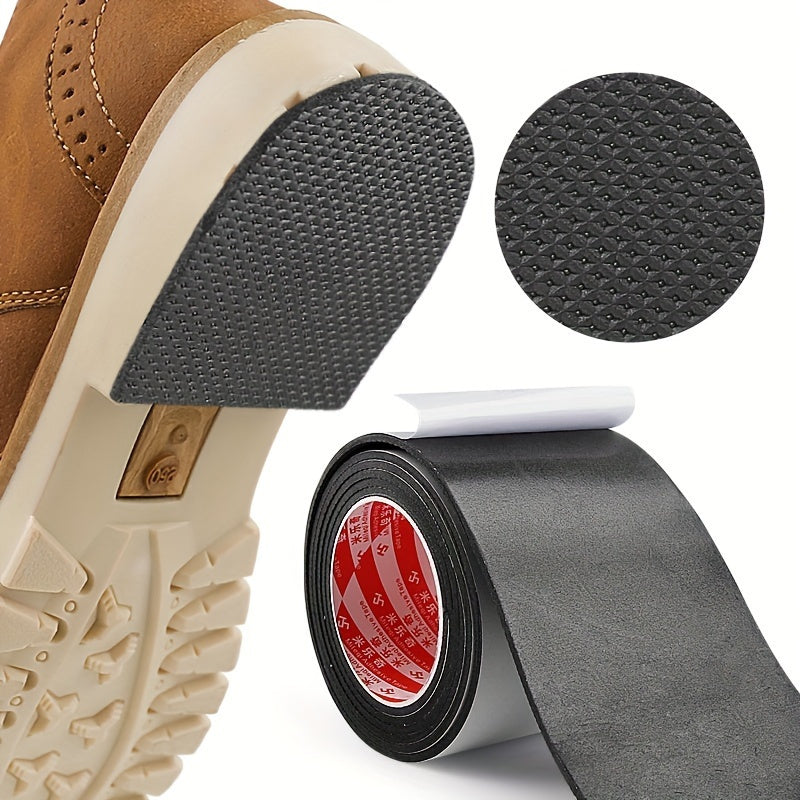 Self-adhesive shoe pads for high heels, sports shoes, and sandals. These ultra-durable pads are anti-slip and wear-resistant, providing protection for your shoes' soles. Easily repair shoe holes and protect your outsoles with this convenient sticker.