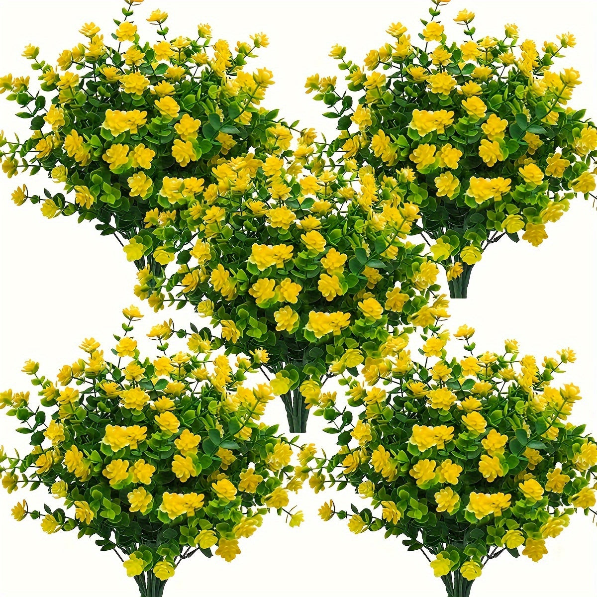 UV resistant artificial vine flowers in 8 bundles, suitable for both indoor and outdoor use in various settings such as homes, offices, weddings, and reunions.