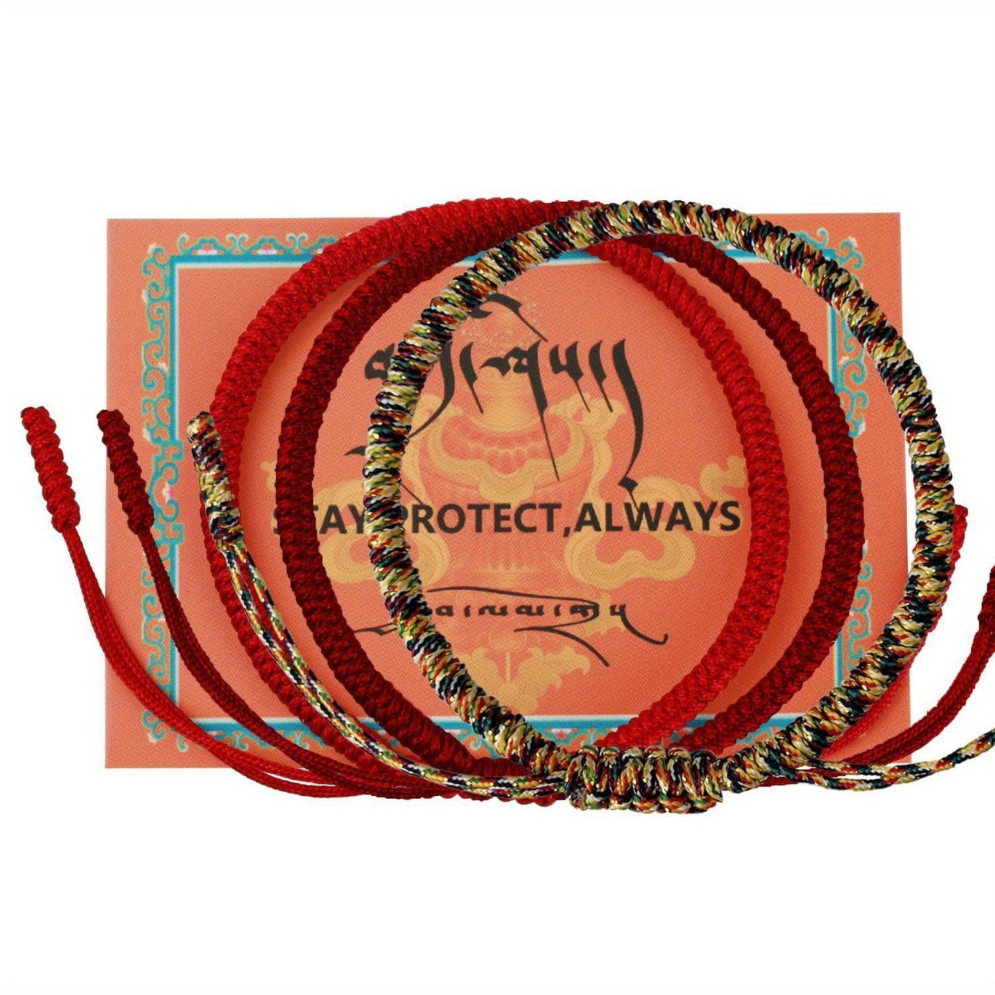 Experience spiritual protection with our handmade Tibetan Monks Dorje Knot Bracelet, featuring a powerful talisman on an adjustable red string. Perfect for both men and women, this jewelry piece promotes spiritual empowerment and makes an ideal gift for