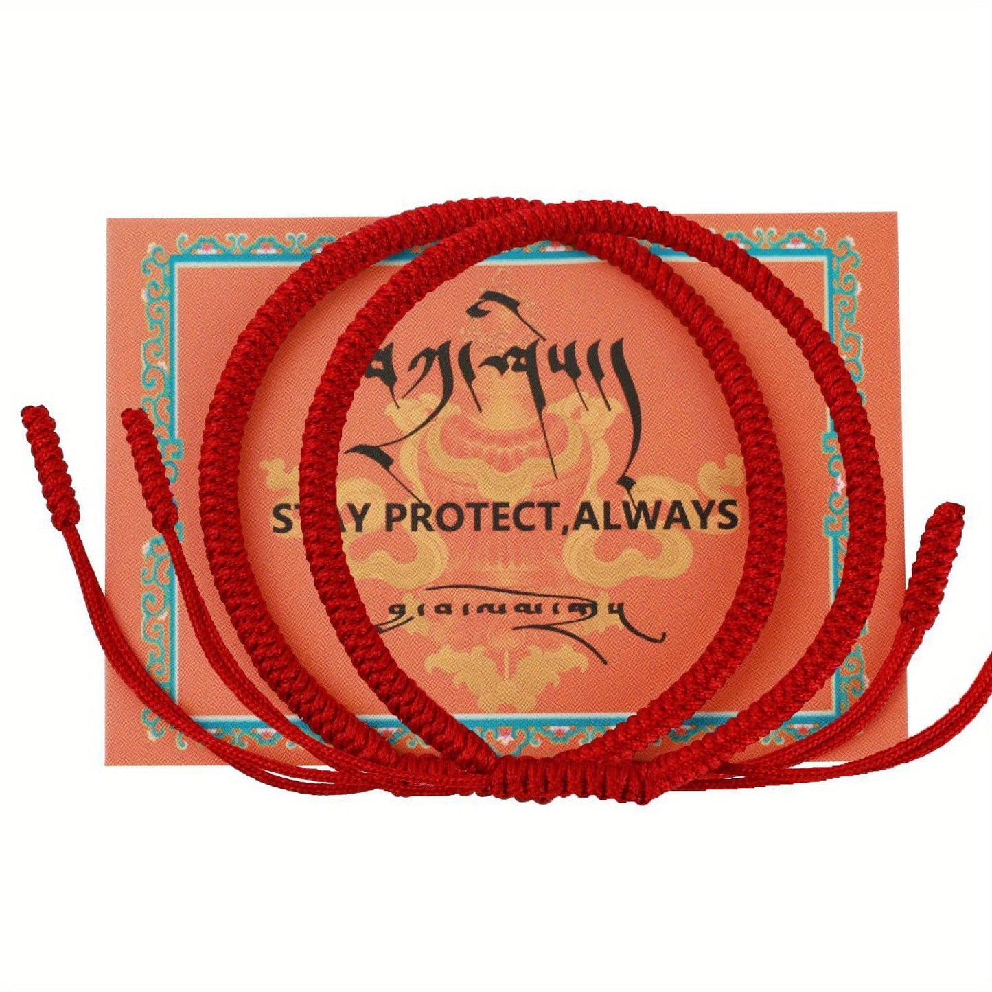 Experience spiritual protection with our handmade Tibetan Monks Dorje Knot Bracelet, featuring a powerful talisman on an adjustable red string. Perfect for both men and women, this jewelry piece promotes spiritual empowerment and makes an ideal gift for