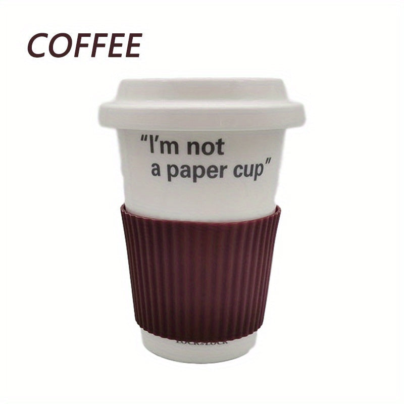 Silicone Coffee Cup Sleeve featuring Non-Slip, Heat Insulation, and Reusable Design in Random Color - suitable for Most Coffee and Tea Cups. Provides Stylish and Comfortable Grip.