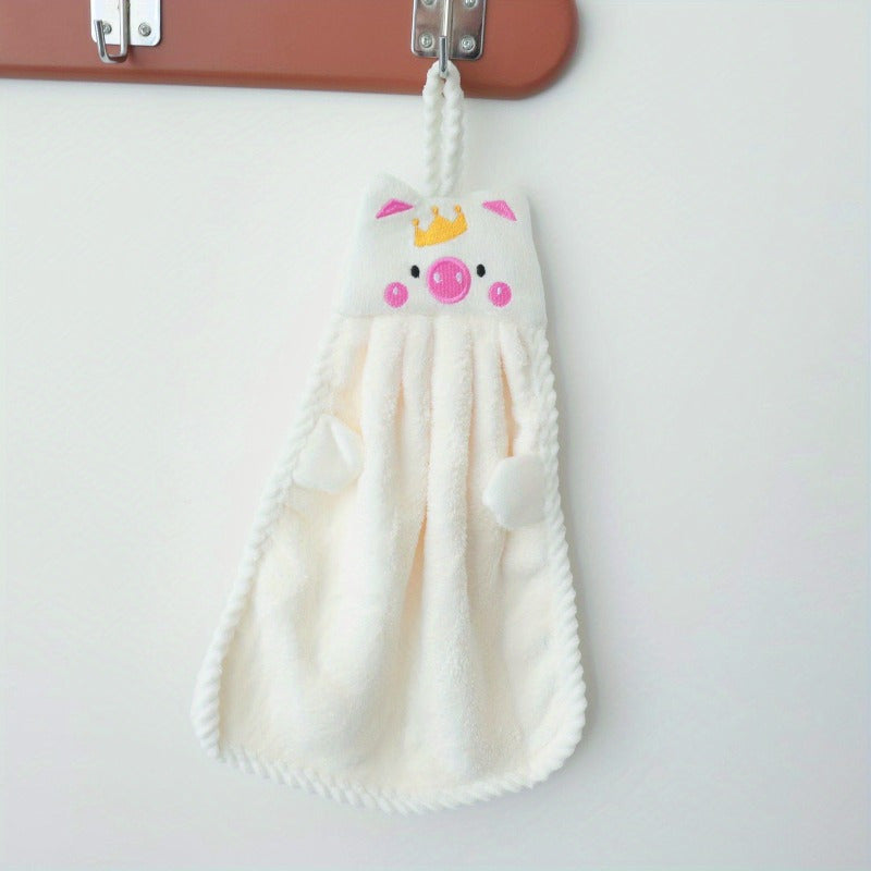 Fast-drying pig hand towels ideal for bathroom and bedroom.