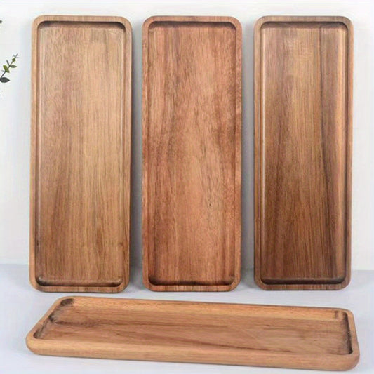 Rectangular wooden pallet tray perfect for snacks, cakes, bread, tea cups, coffee cups, and more. Versatile, multi-functional, and a beautiful addition to any kitchen decor.