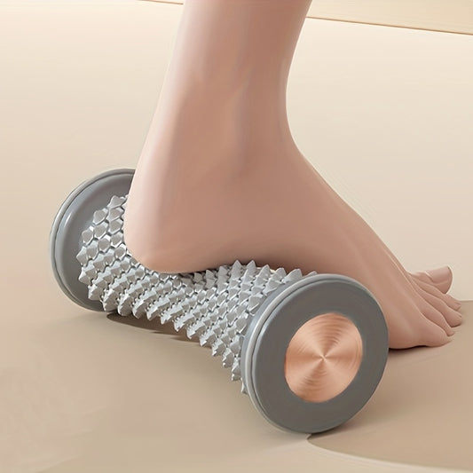 Foot massager roller for stress relief and plantar fascia relaxation, ideal for flat feet and home use for health and wellness.