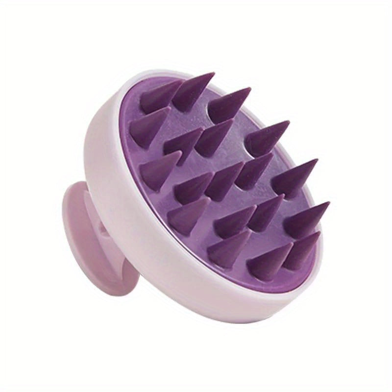 Silicone shampoo brush: Scalp and body massager, hair washing comb, shower and bath brush. No battery or fragrance.