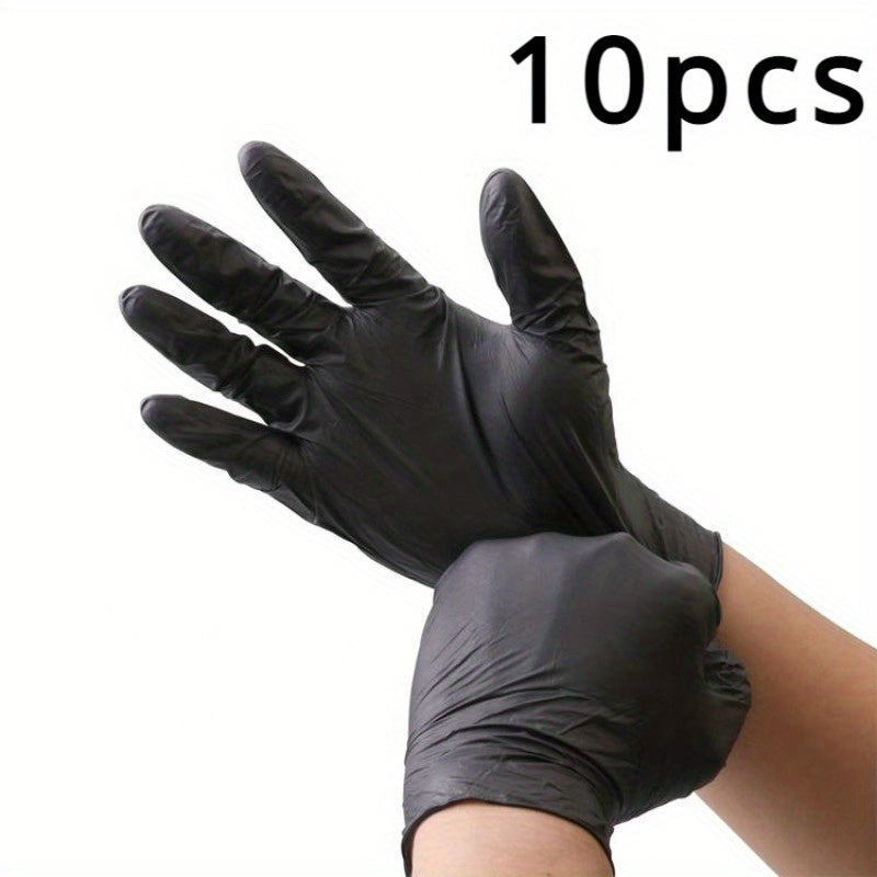 10/20/30 Black Nitrile Gloves for various uses.