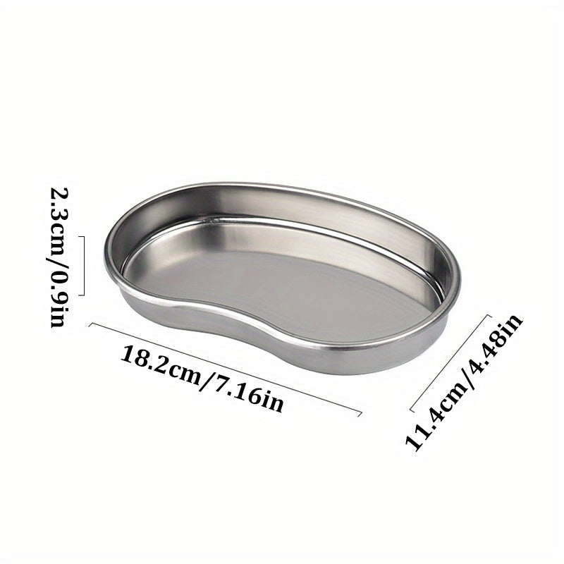 1pc S-Size Stainless Steel Tattoo Sterilization Tray - Ideal for Eyebrow and Lip Tattoos, Dental Instruments, and Medical Equipment - Durable, Easy-to-Clean, and Sanitary - Suitable for