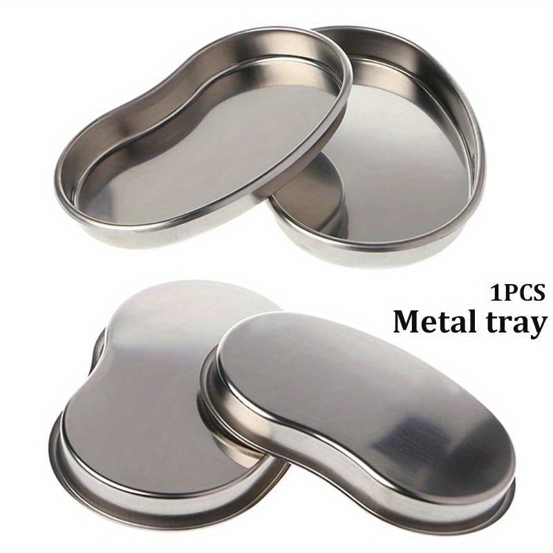 1pc S-Size Stainless Steel Tattoo Sterilization Tray - Ideal for Eyebrow and Lip Tattoos, Dental Instruments, and Medical Equipment - Durable, Easy-to-Clean, and Sanitary - Suitable for