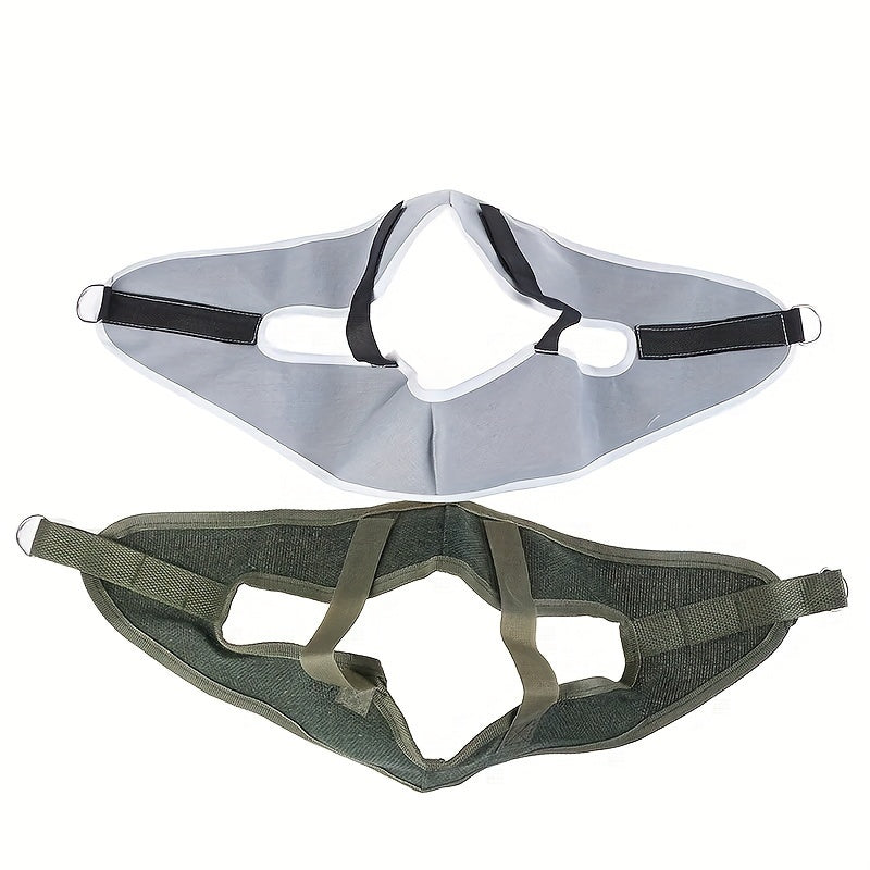 Cervical traction belt for neck stretching and spinal health care.