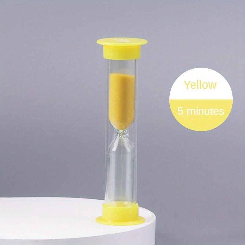 Colorful set of 1 plastic sand timers for students, ideal gift and pool accessory. Available in 3, 5, and 10-minute intervals.