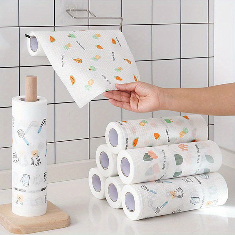 Multipurpose Reusable Cloth Towels - Available in 50/100/200 Sheet Packs, Ideal for Washing and Drying in the Kitchen, Perfect for Cleaning Dishes, Glassware, and More without Leaving Residue.