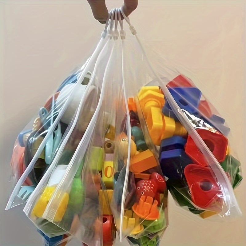 Versatile Transparent Plastic Organizers for Toys and Craft Supplies, Strong, Lightweight, and Waterproof