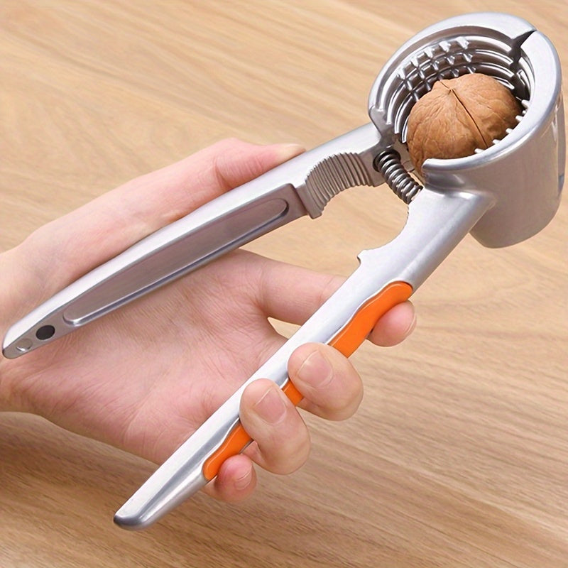 Manual Stainless Steel Nut Cracker: A Versatile Tool for Cracking Nuts and Dried Fruit in the Kitchen, No Electricity Needed