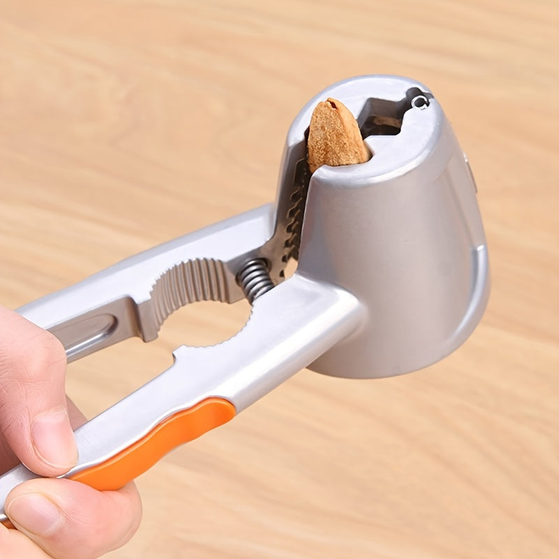 Manual Stainless Steel Nut Cracker: A Versatile Tool for Cracking Nuts and Dried Fruit in the Kitchen, No Electricity Needed