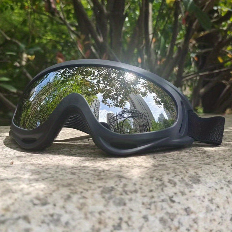 New vintage leather pilot motorbike goggles for protection against wind and dust.