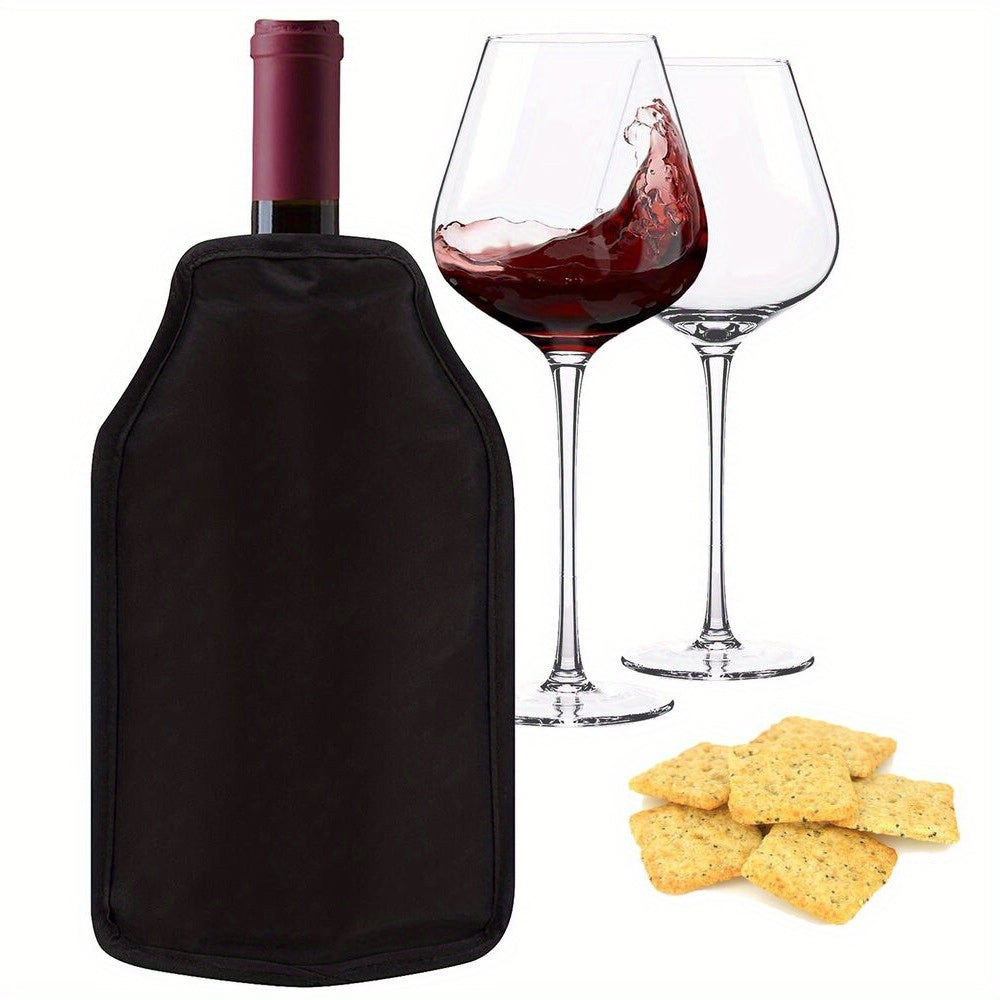 Durable, leak-proof wine bottle cooler: No ice required, easy slip-on design.