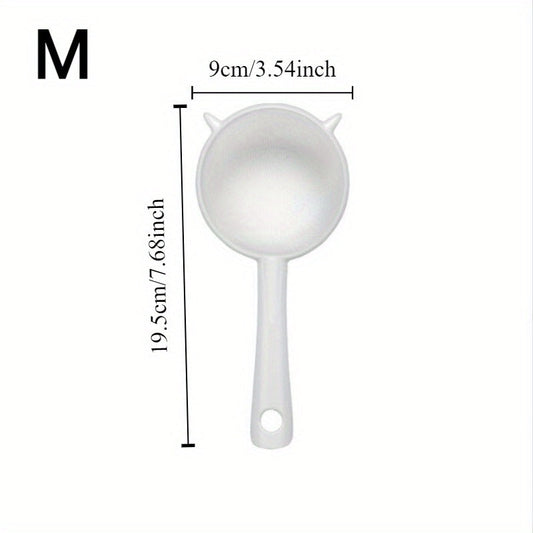 Ultra-fine Polypropylene Soy Milk Filter Mesh Sieve Set includes 3 pieces - Leak Spoon, Household Juice Squeeze, perfect for Self-brewed Fruit Wine and Rice Wine filtration.