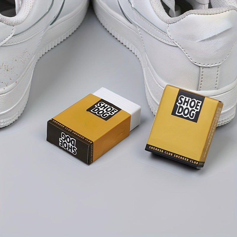 1pc Shoe Cleaning Eraser for Brightening Shoes and Boots, also ideal for Sneaker Cleaning.