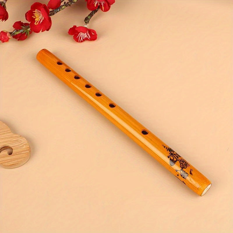 High-quality bamboo flute perfect for beginner musicians and students, ideal as a gift.