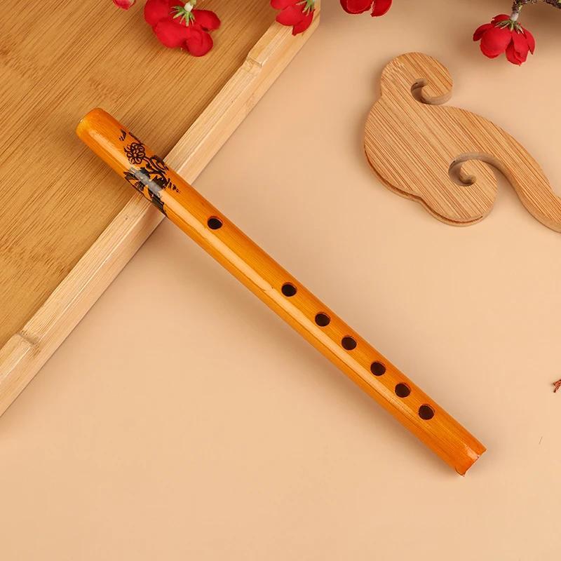 High-quality bamboo flute perfect for beginner musicians and students, ideal as a gift.