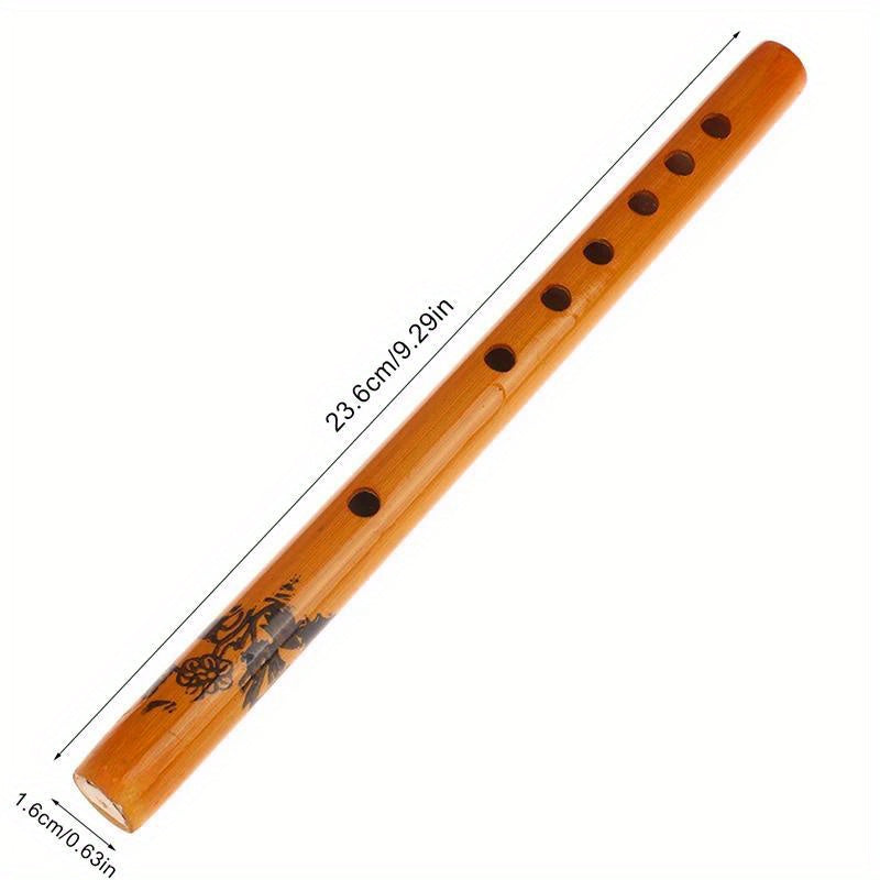 High-quality bamboo flute perfect for beginner musicians and students, ideal as a gift.