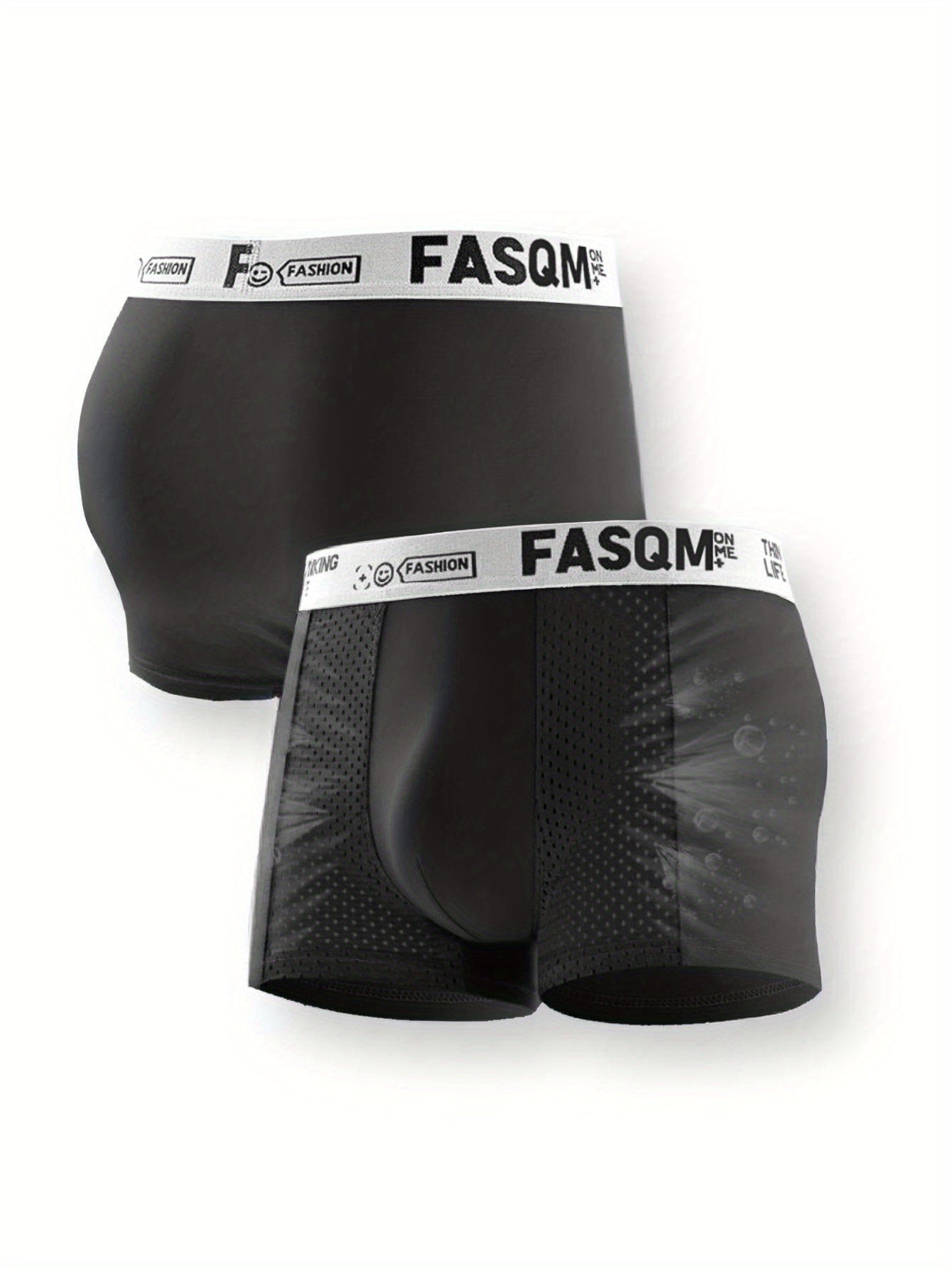 Men's mesh underwear - 3 pcs, breathable and stretchy.