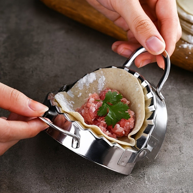 Homemade Dumpling Maker: Stainless Steel, Simplifying Dumpling Making - Essential Kitchen Tool