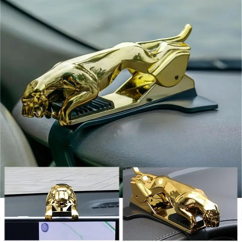 Leopard Navigation Phone Holder for Car: Safe, Non-slip, Easy to Answer Calls