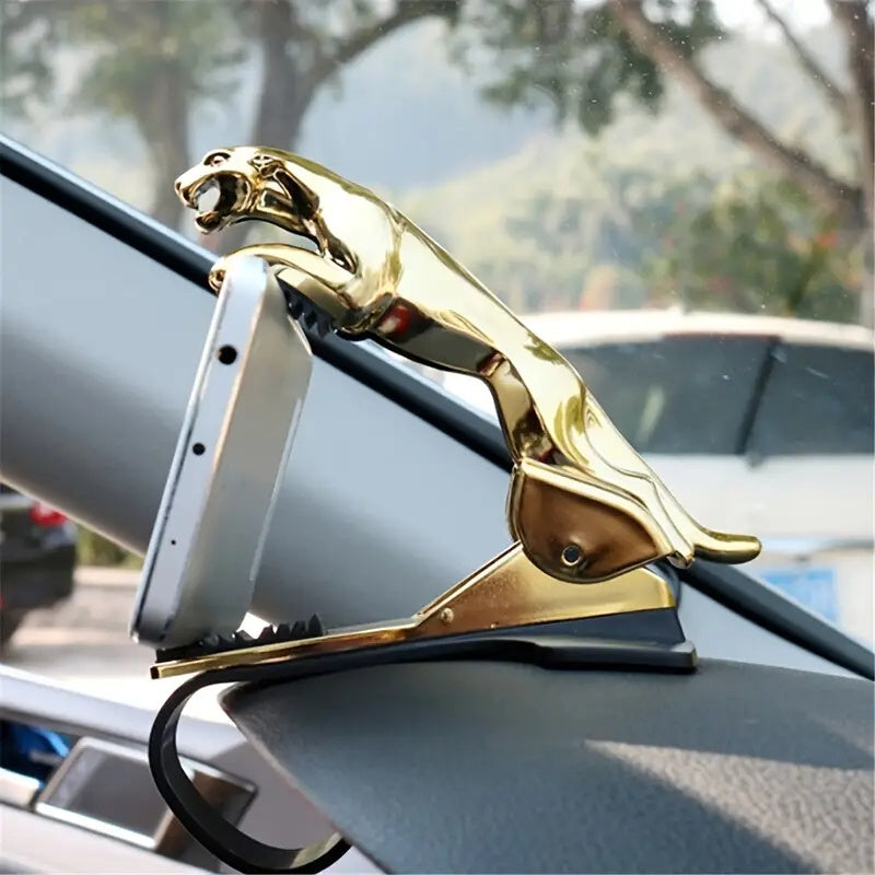 Leopard Navigation Phone Holder for Car: Safe, Non-slip, Easy to Answer Calls