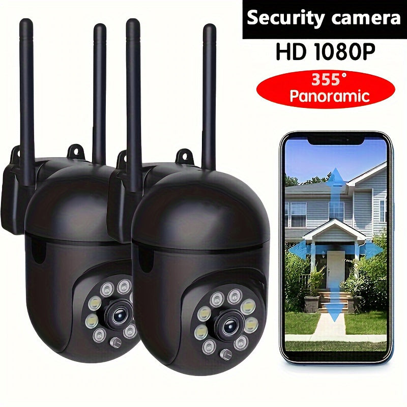 Enhance your home security with the Teruhal Smart Home Security Camera. This WiFi-enabled device features AI motion detection with a powerful floodlight, two-way audio, color night vision, and HD video surveillance for ultimate safety. Protect your