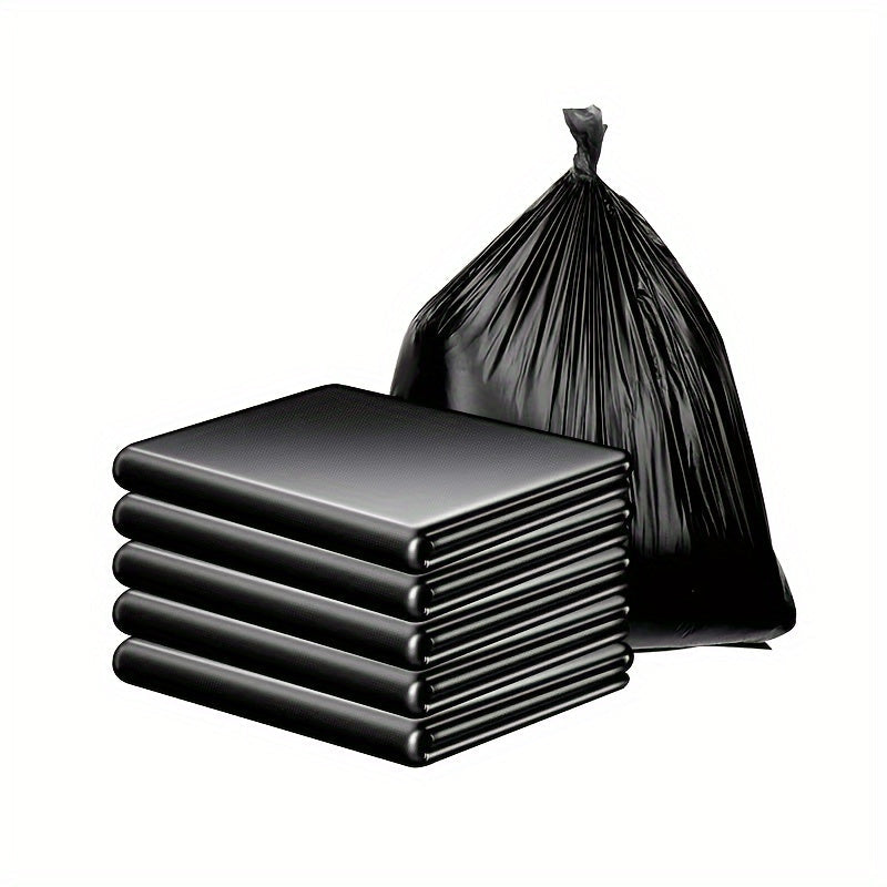 Durable Heavy-Duty Trash Bags - Pack of 50 for 208.2-227.12 L Capacity, Made of Tough Plastic, Great for Outdoor, Patio, and Kitchen Use - Disposable, Strong and Tear-Resistant, Suitable for Home, Garden, and Commercial Applications.