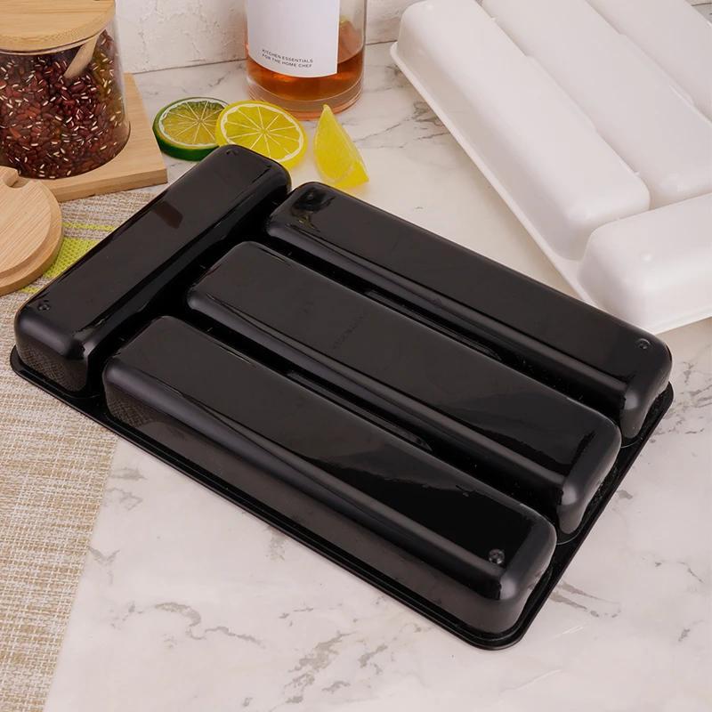 Kitchen Drawer Divider with Compartments, Lightweight and Durable Plastic Flatware Organizer Tray, Insert Mount Cutlery Storage Box, Made of PP Material