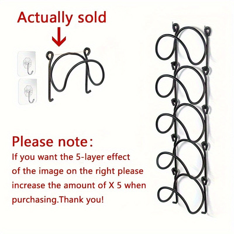 Space-saving towel rack set with 2 transparent hooks, easy to install and durable wrought iron wall organizer for modern home decor, perfect as a Christmas or Halloween gift decoration.