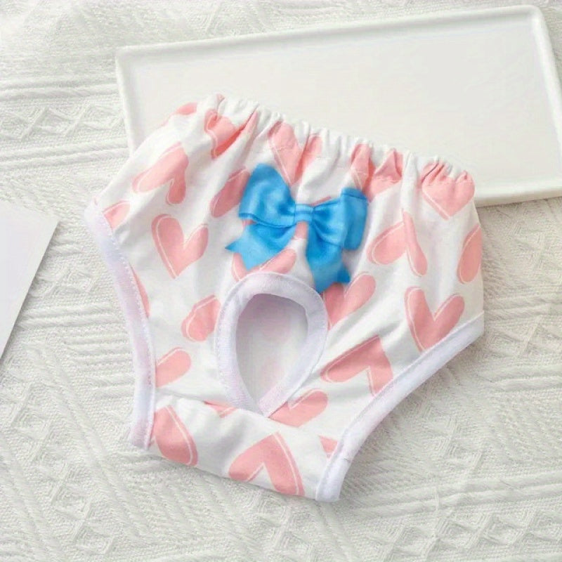 Dog physiological pants for menstrual cycle, breathable and comfortable pet diaper.