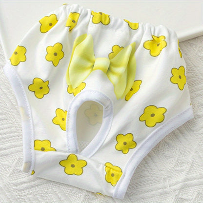 Dog physiological pants for menstrual cycle, breathable and comfortable pet diaper.