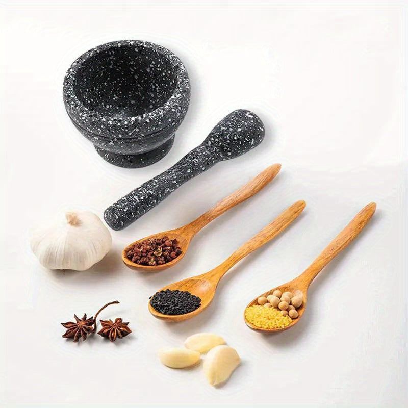 Kitchen gadget for grinding garlic and spices, cereal complementary food grinder.