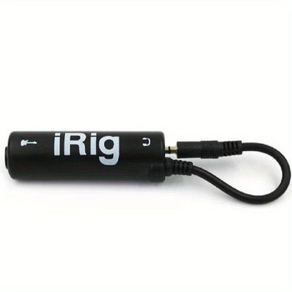 High-quality I-Rig guitar interface with tuner made from durable ABS, designed for musicians.