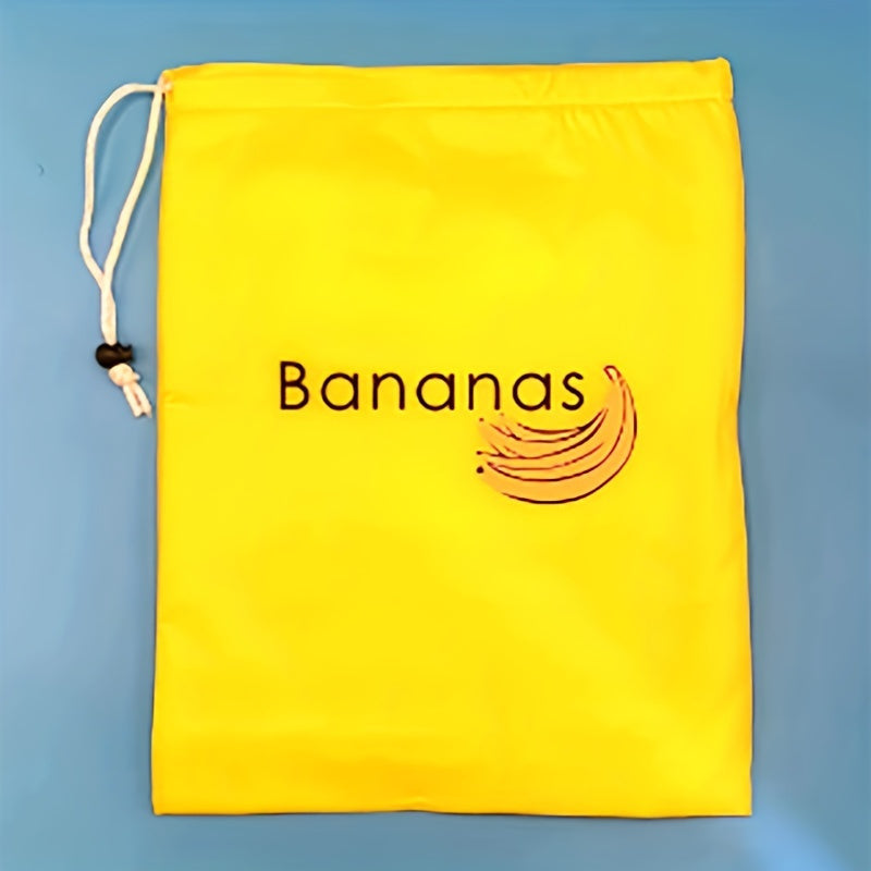 Keep your bananas and vegetables fresh longer with this durable storage bag. Designed to prevent ripening, this washable and lightweight kitchen organizer is the perfect way to store your produce.