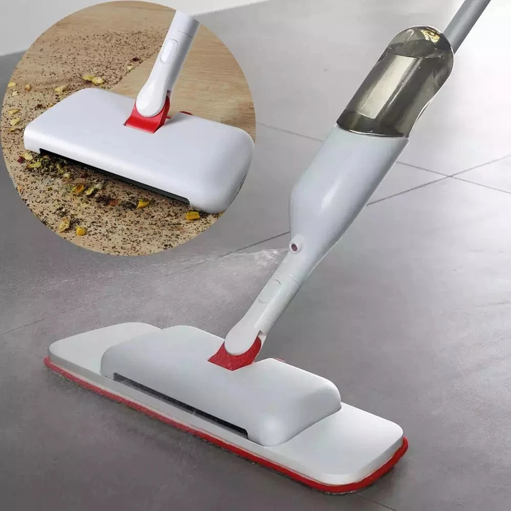 3-in-1 Spray Sweeper, Mop, and Broom Magic Set - Wash Floor Cleaning Brooms for Hardwood Floors. Wet Mop for Household Use - Hand-held and Easy-to-Use Lazy Mop