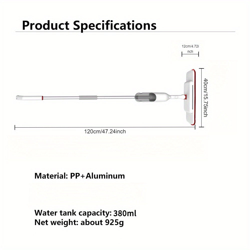 3-in-1 Spray Sweeper, Mop, and Broom Magic Set - Wash Floor Cleaning Brooms for Hardwood Floors. Wet Mop for Household Use - Hand-held and Easy-to-Use Lazy Mop