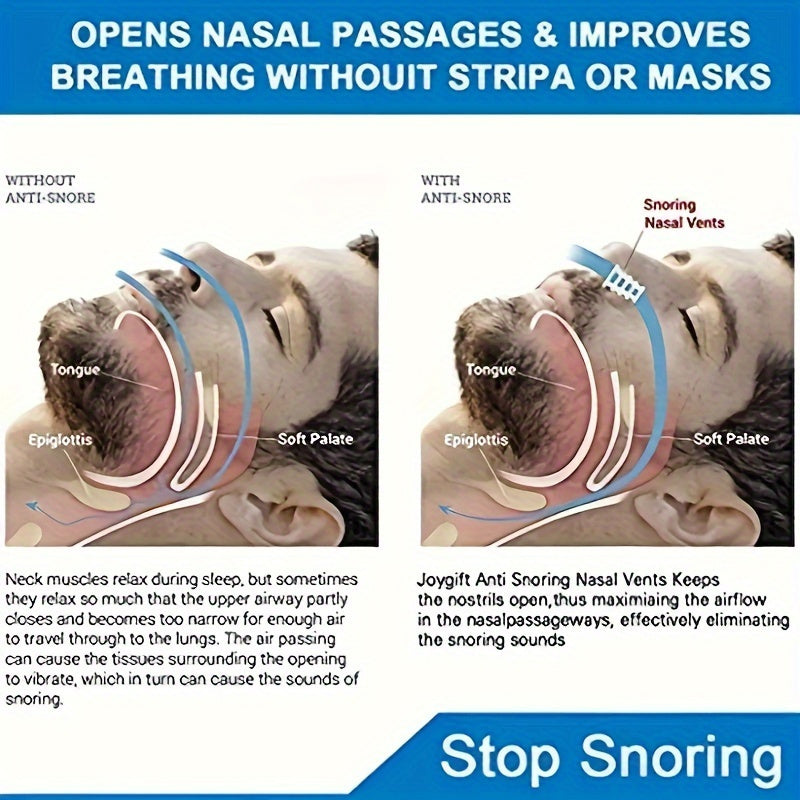 Mini Anti-Snoring Device in packs of 1, 2, 5, or 10 for better sleep.