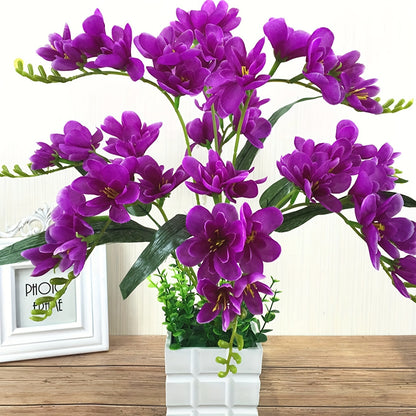 Stylish 59.94cm Phalaenopsis Orchid Stem - Ideal for Weddings, Parties & Home Decor | Pot not included.