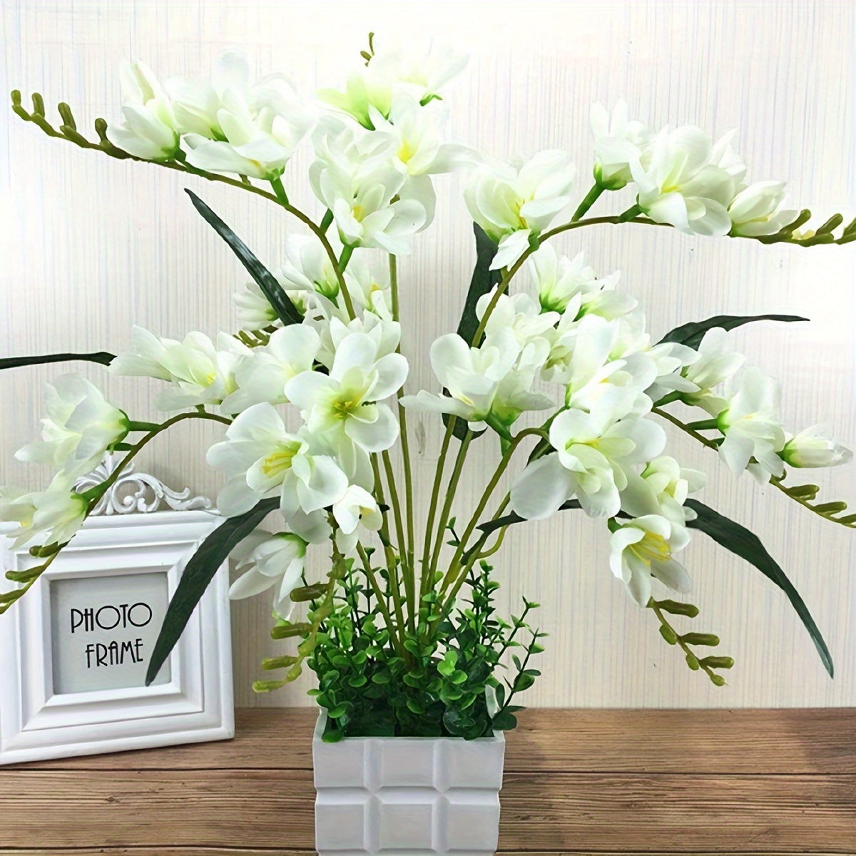 Stylish 59.94cm Phalaenopsis Orchid Stem - Ideal for Weddings, Parties & Home Decor | Pot not included.