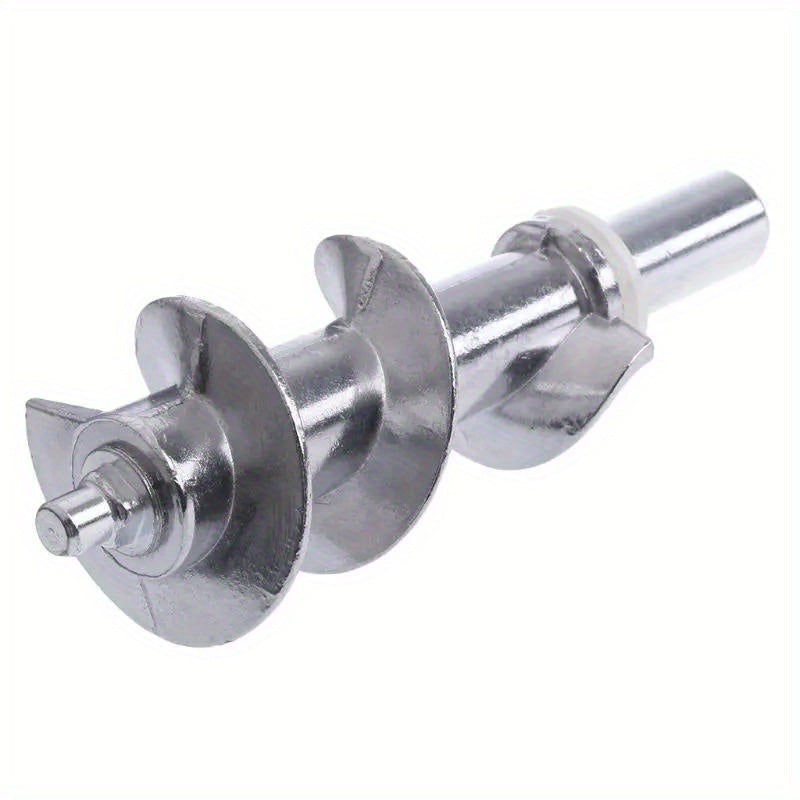 Spiral Stuffer Attachment for Meat Grinder made of Food-Grade Stainless Steel, Simple Installation, Food-Safe Metal Accessory, Electric Grinder Replacement Part