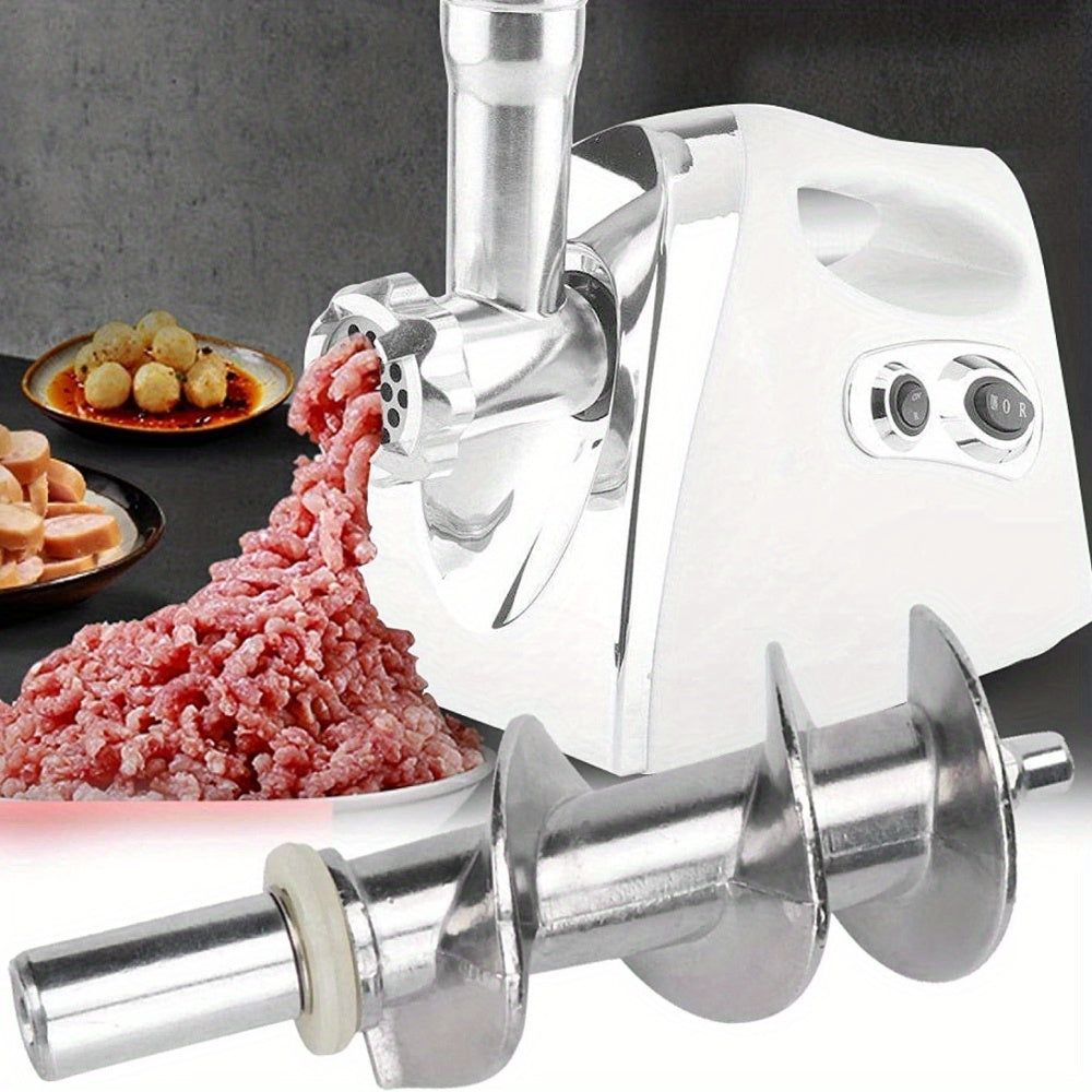 Spiral Stuffer Attachment for Meat Grinder made of Food-Grade Stainless Steel, Simple Installation, Food-Safe Metal Accessory, Electric Grinder Replacement Part