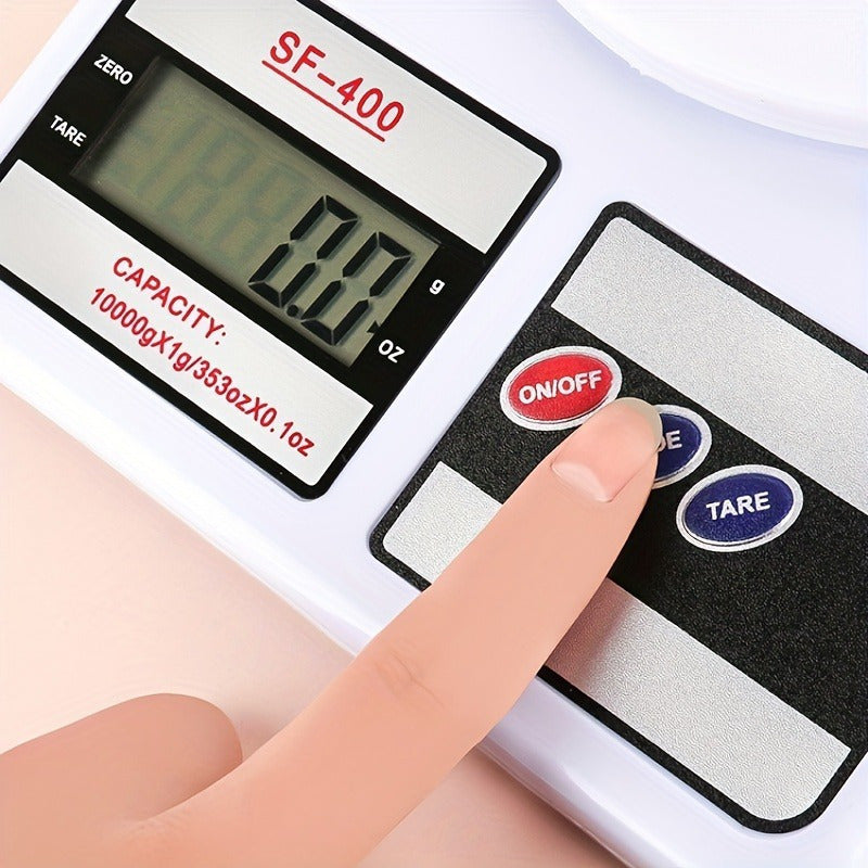 SF-400 Digital Postal Scale powered by non-rechargeable AAA battery for precise weighing of food and medicine (battery not included)