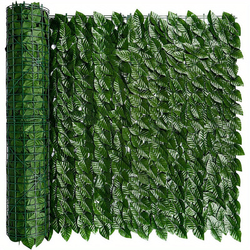 UV-resistant faux ivy screen for outdoor privacy, easy to install in gardens, balconies, and homes.